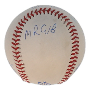 Ernie Banks Signed OL Baseball Inscribed "Mr. Cub" (JSA) at PristineAuction.com Ernie Banks Signed OL Baseball Inscribed "Mr. Cub" (JSA) at PristineAuction.com