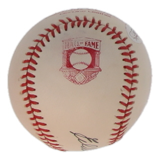 Eddie Mathews Signed OL Hall of Fame Logo Baseball (JSA) at PristineAuction.com Eddie Mathews Signed OL Hall of Fame Logo Baseball (JSA) at PristineAuction.com
