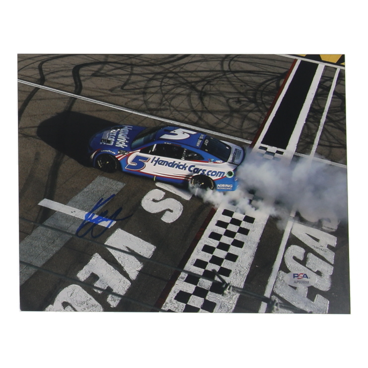 Kyle Larson Signed NASCAR 8x10 Photo (PSA) at PristineAuction.com Kyle Larson Signed NASCAR 8x10 Photo (PSA) at PristineAuction.com