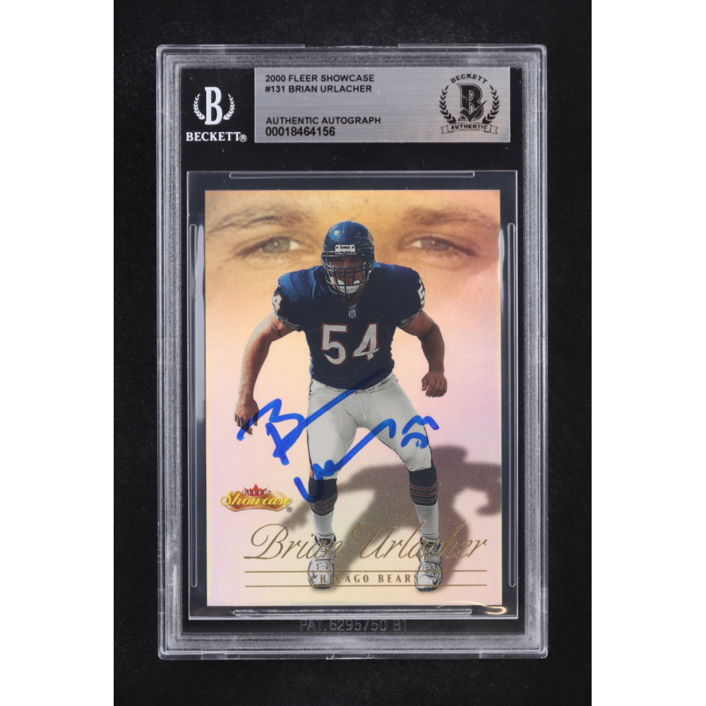 Brian Urlacher Signed 2000 Fleer Prospect Showcase Auto #131 RC #0639/2000 (Beckett | Autograph Grade BGS Authentic) at PristineAuction.com