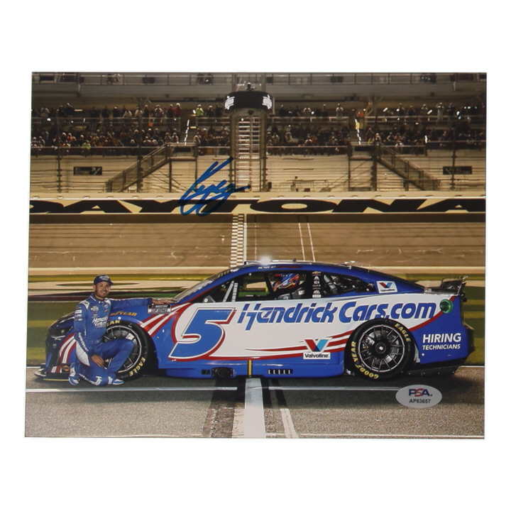 Kyle Larson Signed NASCAR 8x10 Photo (PSA) at PristineAuction.com Kyle Larson Signed NASCAR 8x10 Photo (PSA) at PristineAuction.com