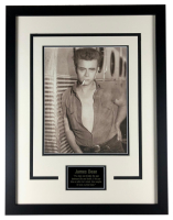 James Dean "Great Man" Custom Framed Photo with Nameplate Quote at PristineAuction.com