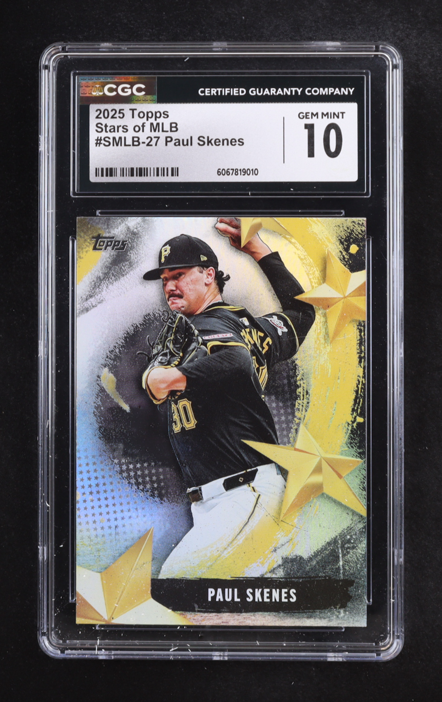 Paul Skenes 2025 Topps Stars of MLB #SMLB-27 (CGC 10) at PristineAuction.com Paul Skenes 2025 Topps Stars of MLB #SMLB-27 (CGC 10) at PristineAuction.com