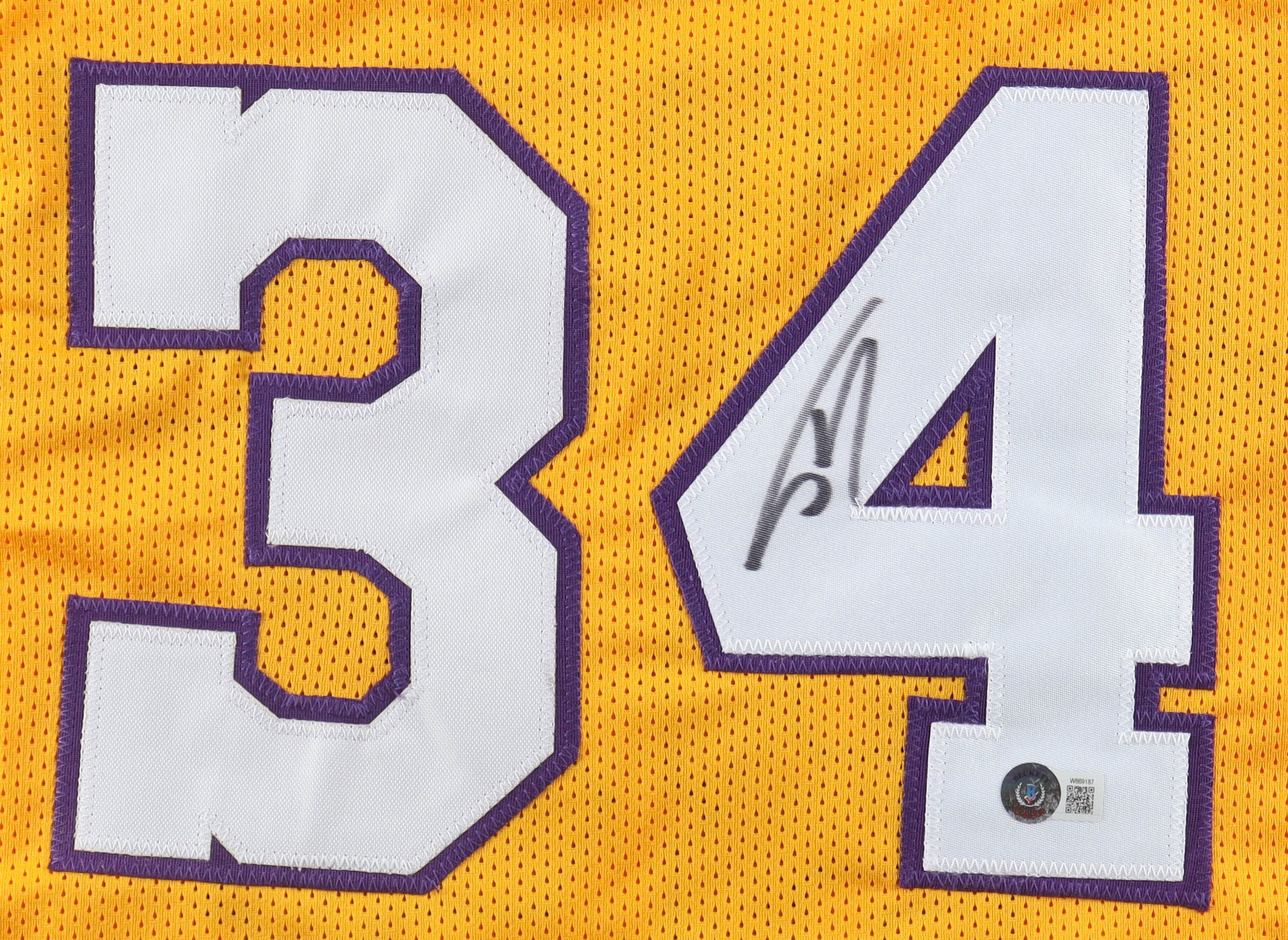Shaquille O'Neal Signed Jersey (Beckett) at PristineAuction.com Shaquille O'Neal Signed Jersey (Beckett) at PristineAuction.com