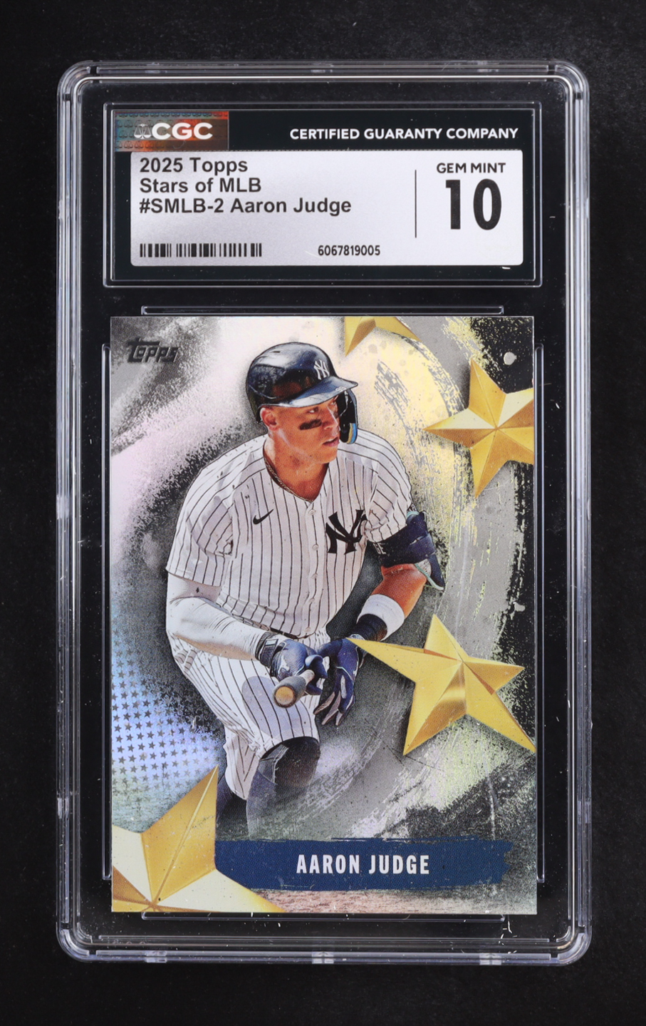 Aaron Judge 2025 Topps Stars of MLB #SMLB-2 (CGC 10) at PristineAuction.com Aaron Judge 2025 Topps Stars of MLB #SMLB-2 (CGC 10) at PristineAuction.com
