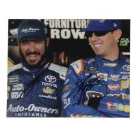 Martin Truex Jr. & Kyle Busch Signed NASCAR 8x10 Photo (PSA) at PristineAuction.com