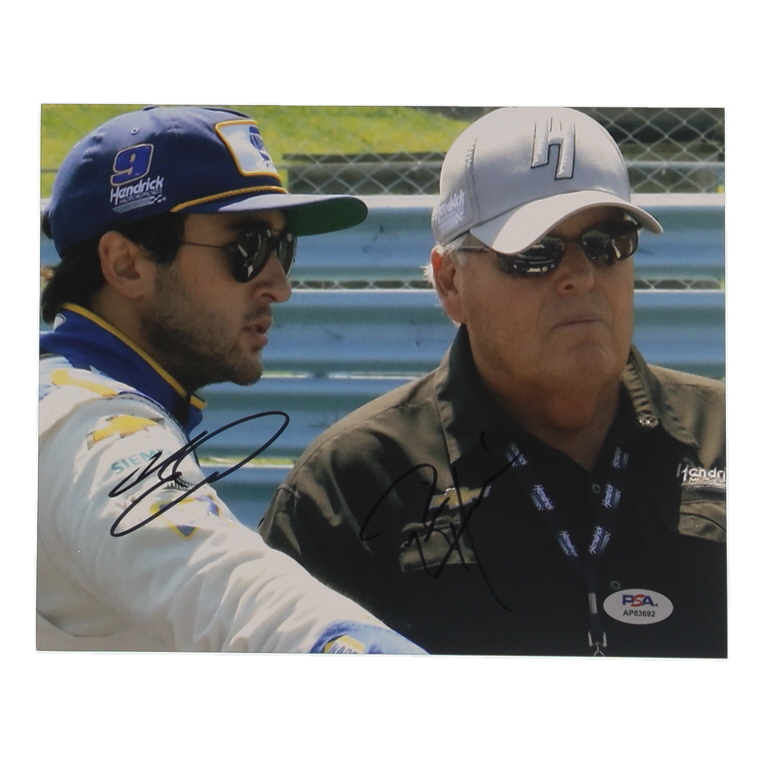 Chase Elliott & Rick Hendrick Signed NASCAR 8x10 Photo (PSA) at PristineAuction.com Chase Elliott & Rick Hendrick Signed NASCAR 8x10 Photo (PSA) at PristineAuction.com