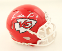 Rashee Rice Signed Chiefs Speed Mini Helmet (Beckett) at PristineAuction.com