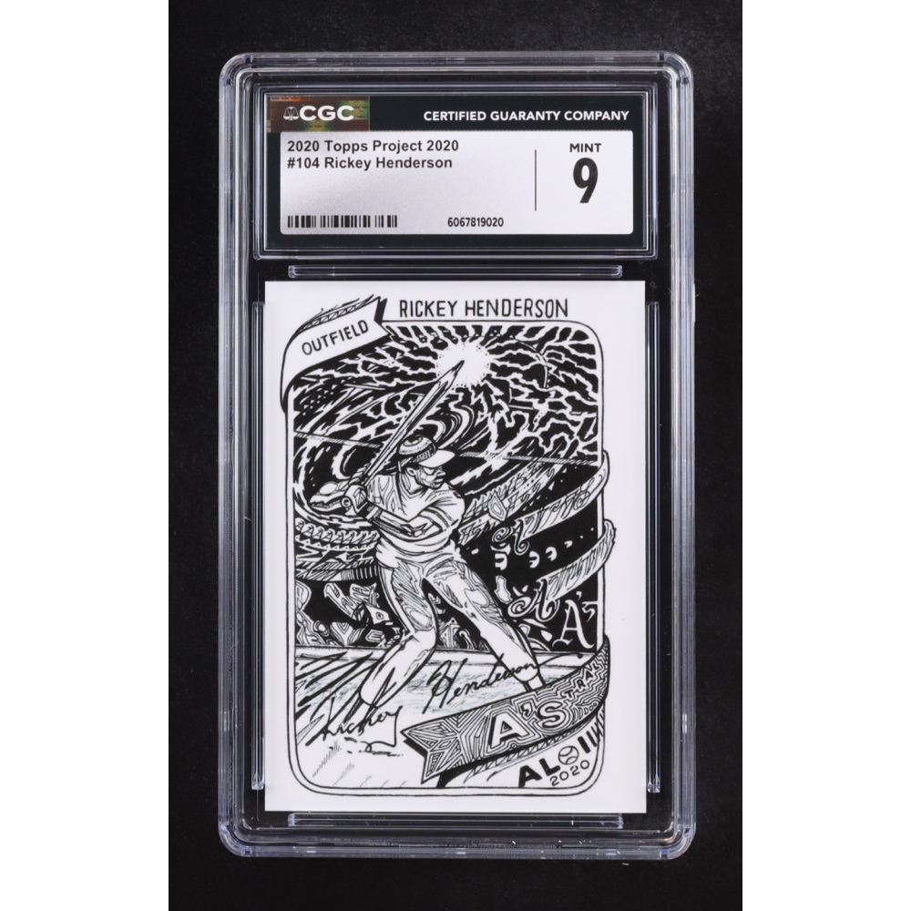 Ricky Henderson 2020 Topps Project 2020 #104 (CGC 9) at PristineAuction.com
