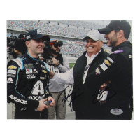 William Byron, Rick Hendrick & Jimmie Johnson Signed NASCAR 8x10 Photo (PSA) at PristineAuction.com