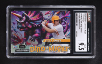 Billy Amick 2024 Wild Card Dino-Might Triceratops Purple Rainbow Foil #DMTRI2-BA RC #7/15 (CGC 9.5) at PristineAuction.com