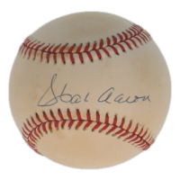 Hank Aaron Signed ONL Baseball (PSA) at PristineAuction.com