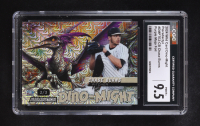 Chase Burns 2024 Wild Card Dino-Might Pteradactyl Purple Mojo Foil #DMPTE2-CB RC #2/3 (CGC 9.5) at PristineAuction.com
