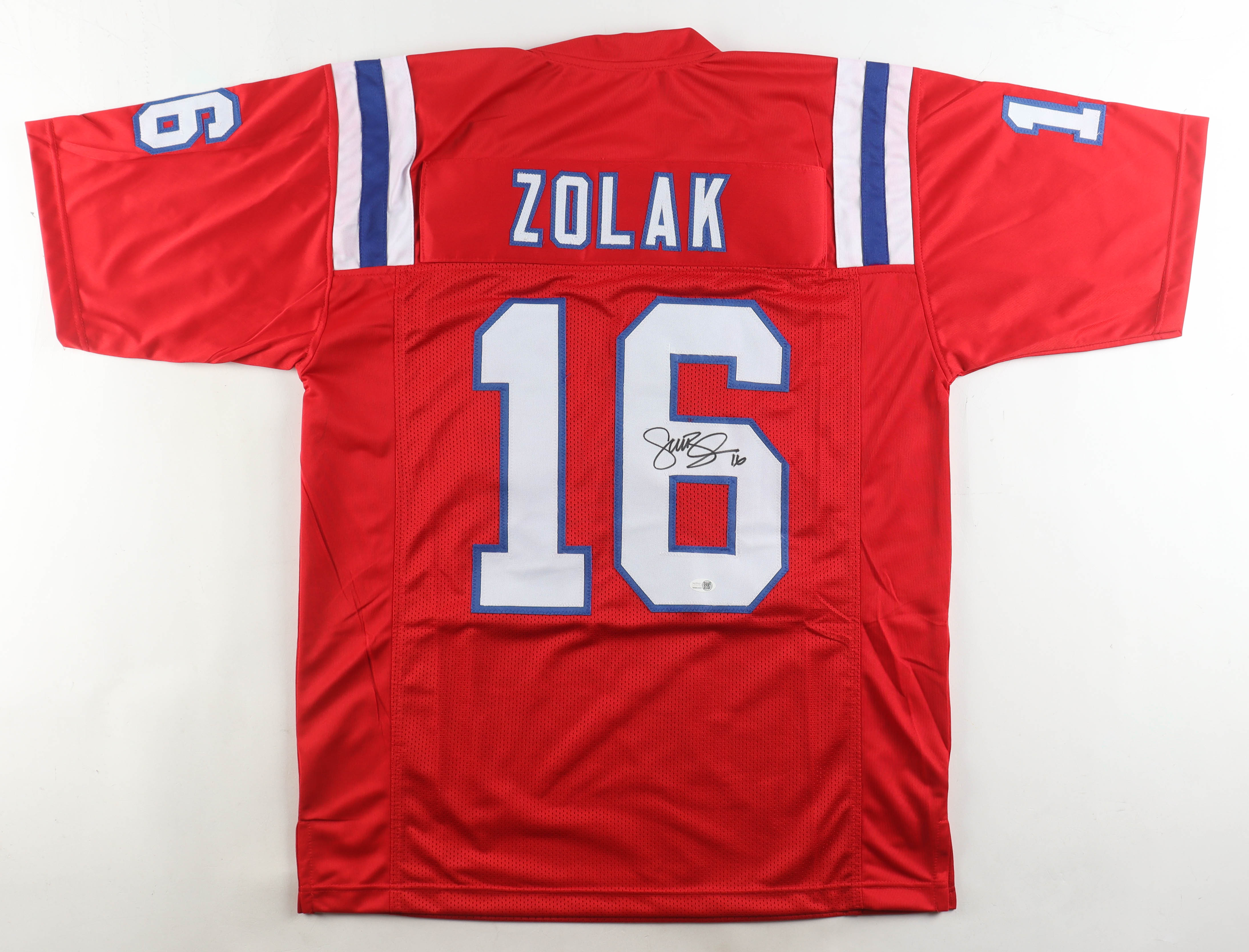 Scott Zolak Signed Jersey (JSA) at PristineAuction.com Scott Zolak Signed Jersey (JSA) at PristineAuction.com