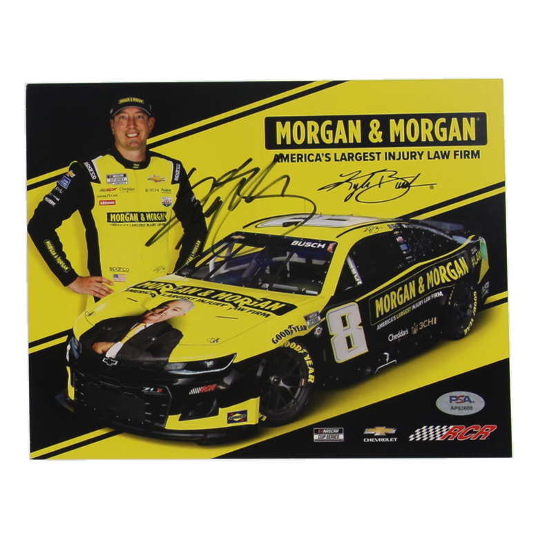 Kyle Busch Signed NASCAR 8x10 Photo (PSA) at PristineAuction.com Kyle Busch Signed NASCAR 8x10 Photo (PSA) at PristineAuction.com