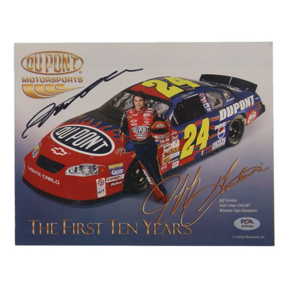 Jeff Gordon Signed NASCAR 8x10 Photo (PSA) at PristineAuction.com