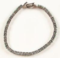 New 3.5 CTW Emerald Bracelet | Estimated Retail Value: $1,800 (UGL) at PristineAuction.com