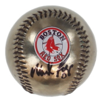 Wade Boggs Signed Red Sox Logo Baseball With Metal Emblem (Beckett) at PristineAuction.com