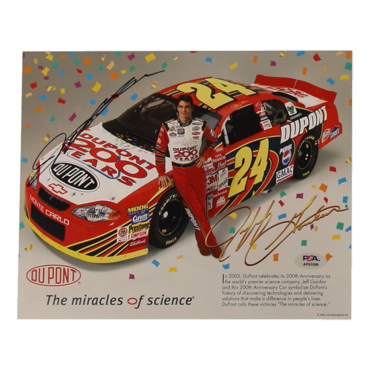 Jeff Gordon Signed NASCAR 8x10 Photo (PSA) at PristineAuction.com Jeff Gordon Signed NASCAR 8x10 Photo (PSA) at PristineAuction.com
