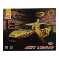 Joey Logano Signed NASCAR 8x10 Photo (PSA) at PristineAuction.com