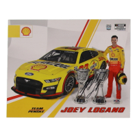 Joey Logano Signed NASCAR 8x10 Photo (PSA) at PristineAuction.com