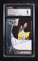 Joe Dumars 2009 Press Pass Fusion Onyx Autographs #SS-JD #02/14 (CGC 9 | Autograph Graded 10) at PristineAuction.com
