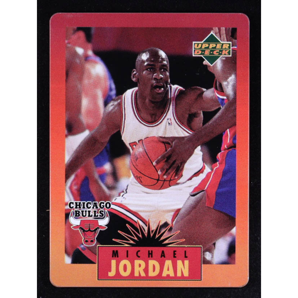 Michael Jordan 1996 Upper Deck Jordan Metal Orange #3 at PristineAuction.com