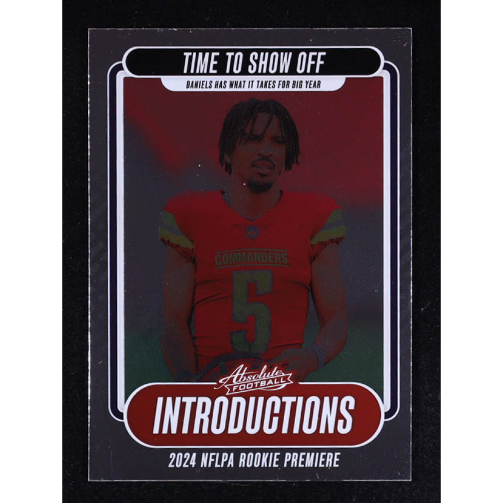 Jayden Daniels 2024 Absolute Introductions #18 RC at PristineAuction.com