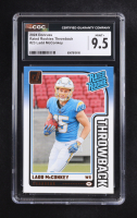 Ladd McConkey 2024 Donruss Rated Rookies Throwback #23 RC (CGC 9.5) at PristineAuction.com