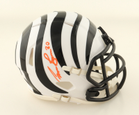 Chase Brown Signed Bengals Speed Mini Helmet (Authentic Ink) at PristineAuction.com