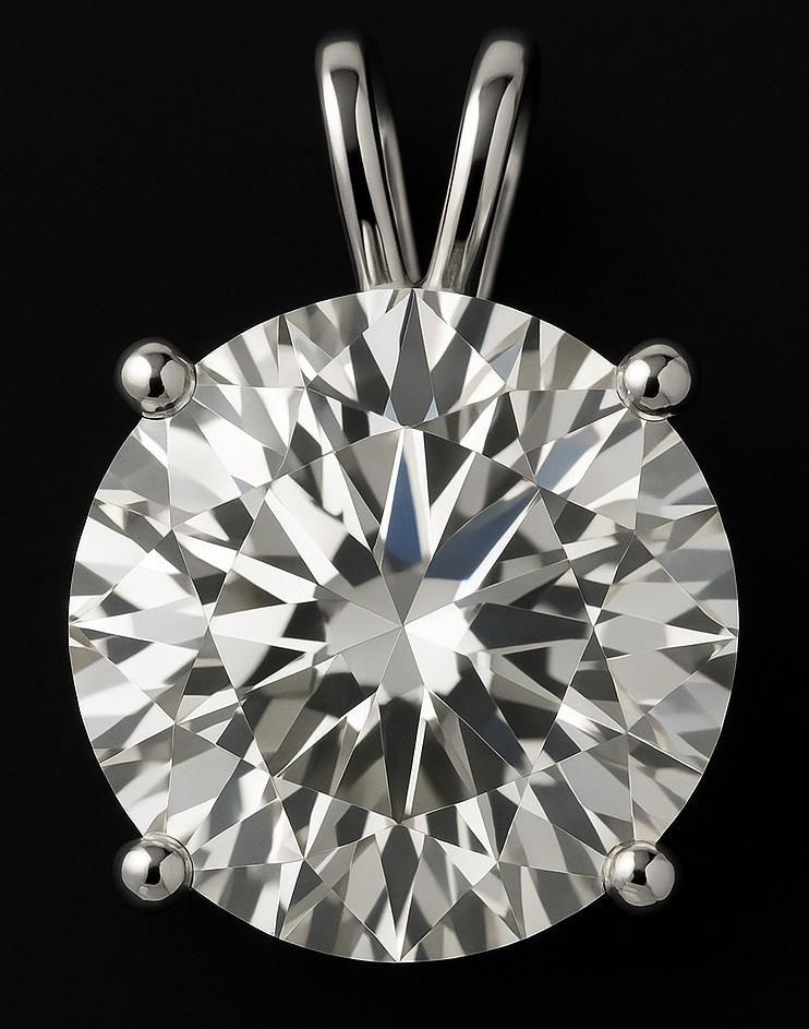 New 4.32 Carats Lab Grown Diamond Pendant G, VS1 | Estimated Retail Value: $7,500 (UGL & IGI) at PristineAuction.com New 4.32 Carats Lab Grown Diamond Pendant G, VS1 | Estimated Retail Value: $7,500 (UGL & IGI) at PristineAuction.com