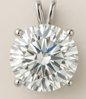 New 4.32 Carats Lab Grown Diamond Pendant G, VS2 | Estimated Retail Value: $7,500 (UGL & IGI) at PristineAuction.com