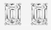 GIA Certs | New 4.04 CTW Lab Grown Pair of Diamond Earrings G, VS2 | Estimated Retail Value: $6,800 (UGL & GIA) at PristineAuction.com