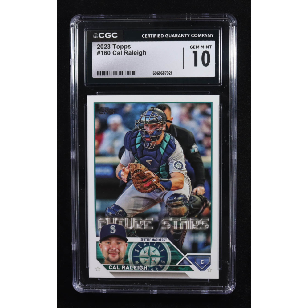 Cal Raleigh 2023 Topps #160 (CGC 10) at PristineAuction.com