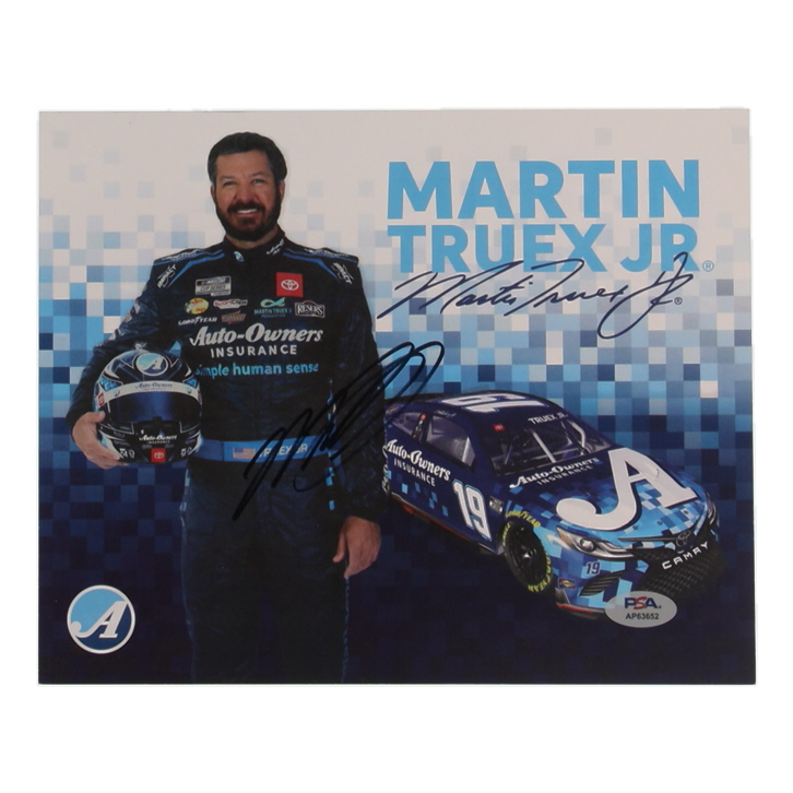 Martin Truex Jr. Signed NASCAR 8x10 Photo (PSA) at PristineAuction.com Martin Truex Jr. Signed NASCAR 8x10 Photo (PSA) at PristineAuction.com