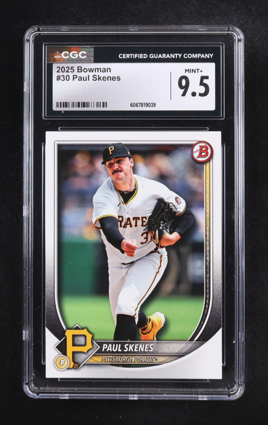 Paul Skenes 2025 Bowman #30 (CGC 9.5) at PristineAuction.com Paul Skenes 2025 Bowman #30 (CGC 9.5) at PristineAuction.com