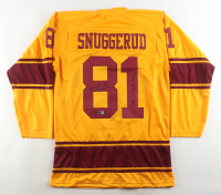 Jimmy Snuggerud Signed College Jersey Inscribed "2022 1st RND Pick" (Beckett) at PristineAuction.com