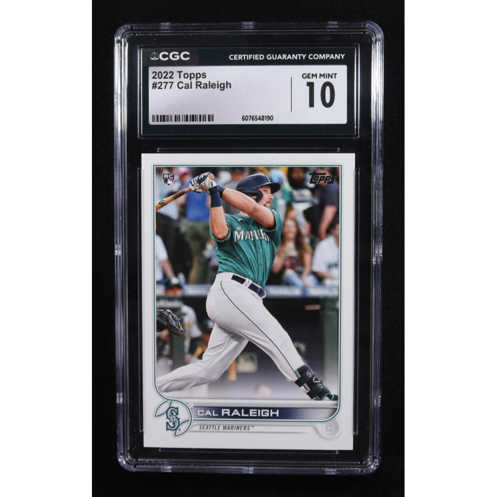 Cal Raleigh 2022 Topps #277 RC (CGC 10) at PristineAuction.com