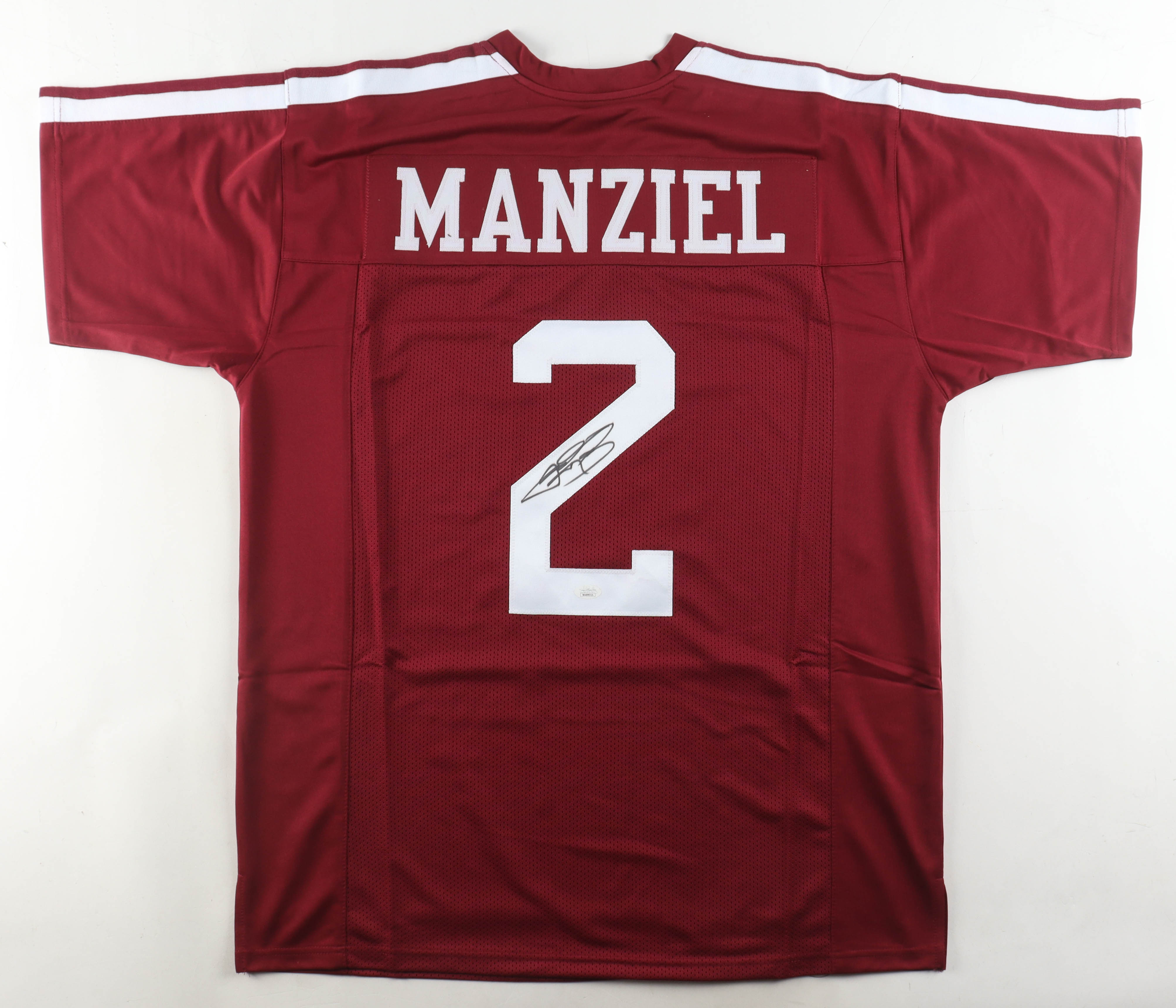Johnny Manziel Signed Jersey (Beckett) at PristineAuction.com Johnny Manziel Signed Jersey (Beckett) at PristineAuction.com