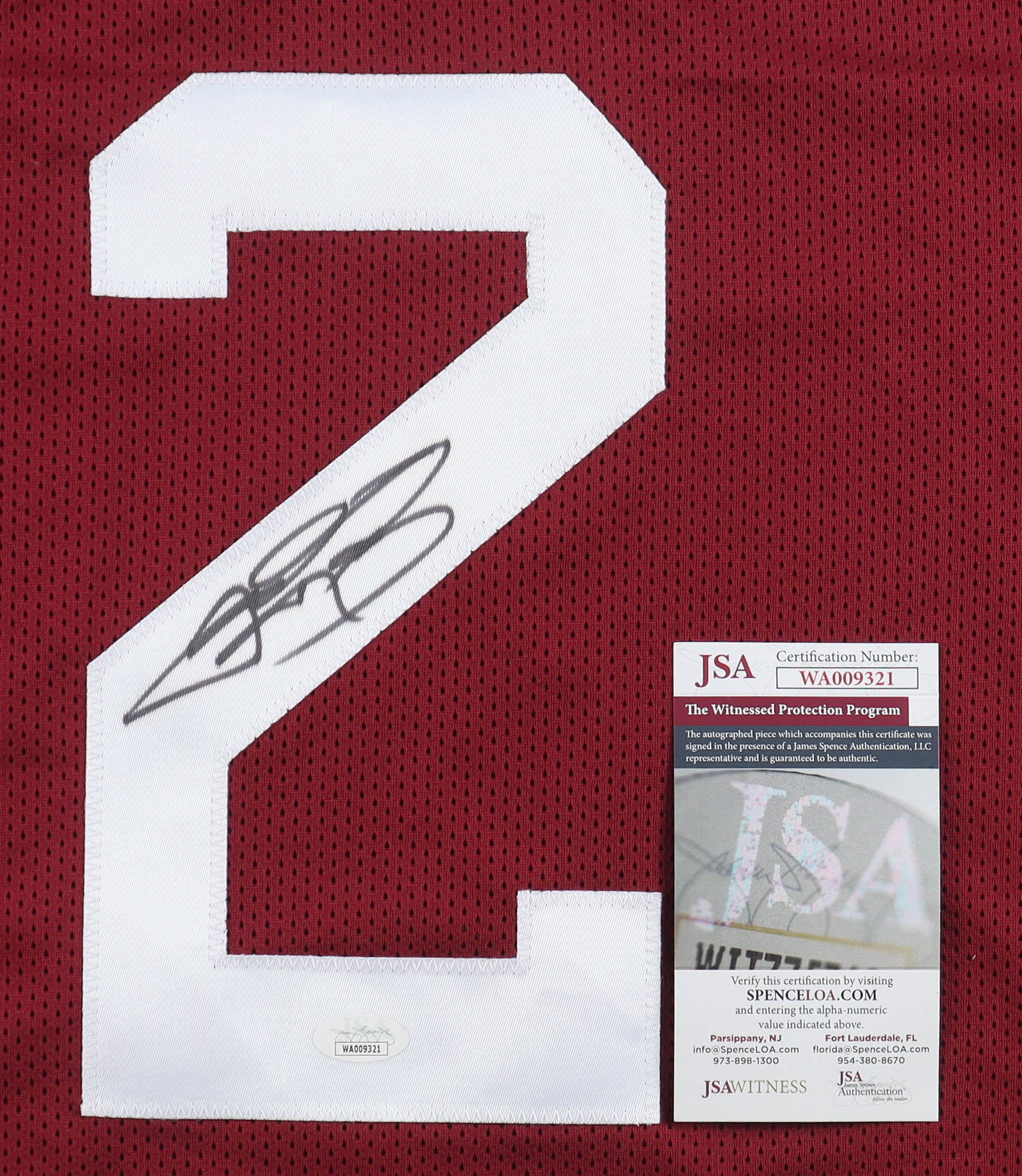 Johnny Manziel Signed Jersey (Beckett) at PristineAuction.com Johnny Manziel Signed Jersey (Beckett) at PristineAuction.com