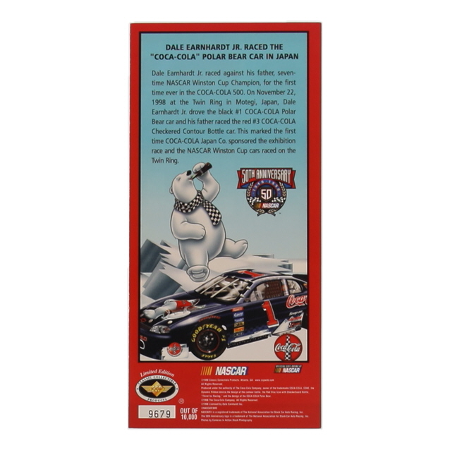 Dale Earnhardt Jr. Signed 1998 Coca-Cola 500 Commemorative Ticket (PSA) at PristineAuction.com Dale Earnhardt Jr. Signed 1998 Coca-Cola 500 Commemorative Ticket (PSA) at PristineAuction.com