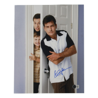 Charlie Sheen Signed "Two And A Half Men" 11x14 Photo (Beckett) at PristineAuction.com