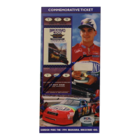 Jeff Gordon Signed 1994 Inaugural Brickyard 400 Commemorative Ticket (PSA) at PristineAuction.com