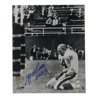 YA Tittle Signed Colts 8x10 Photo Inscribed "HOF '11" (TriStar) at PristineAuction.com