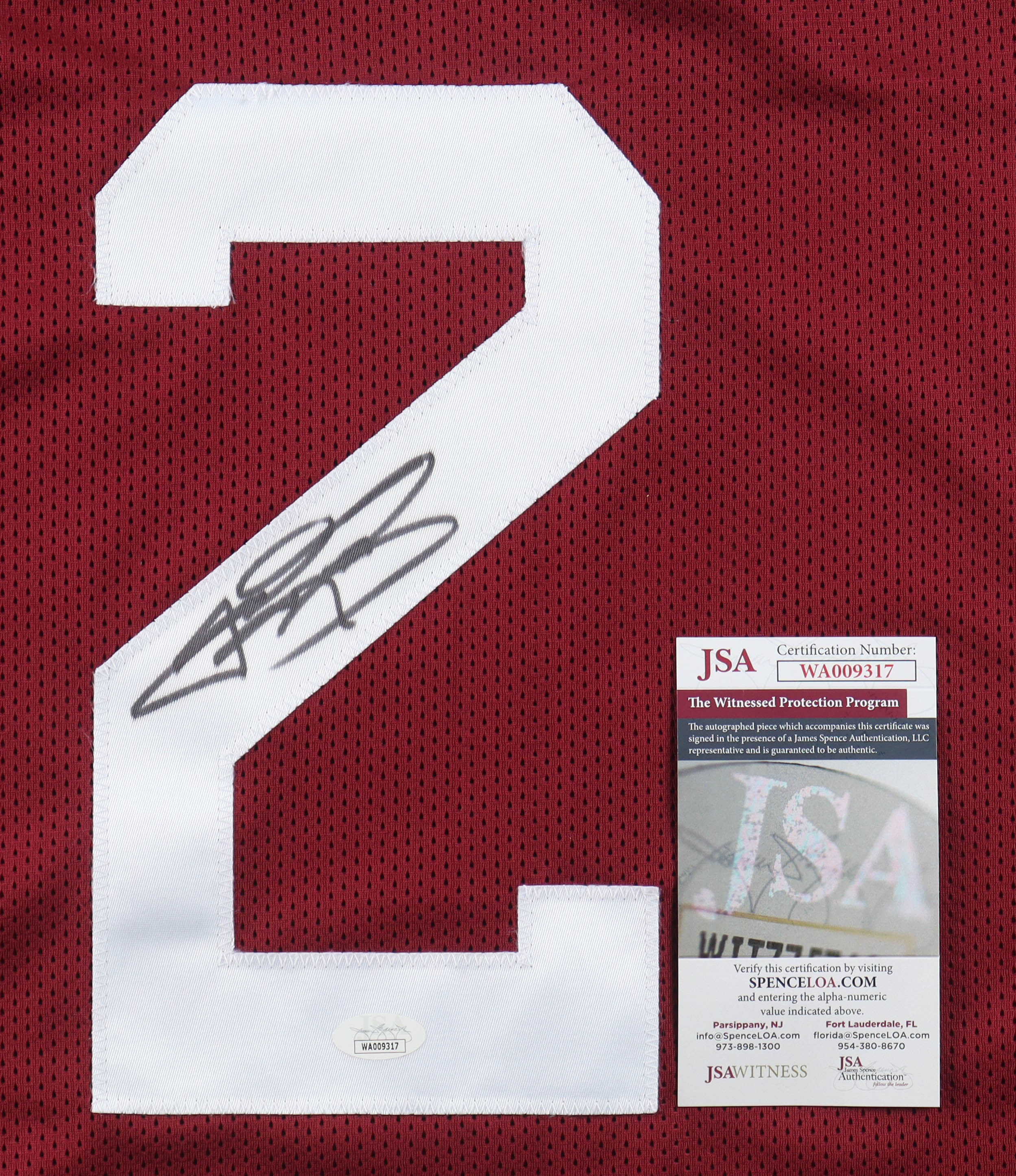Johnny Manziel Signed Jersey (JSA) at PristineAuction.com Johnny Manziel Signed Jersey (JSA) at PristineAuction.com