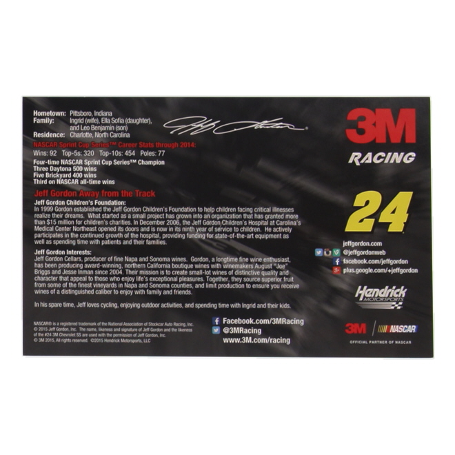 Jeff Gordon Signed NASCAR 5.5x8.5 Hero Card (PSA) at PristineAuction.com Jeff Gordon Signed NASCAR 5.5x8.5 Hero Card (PSA) at PristineAuction.com