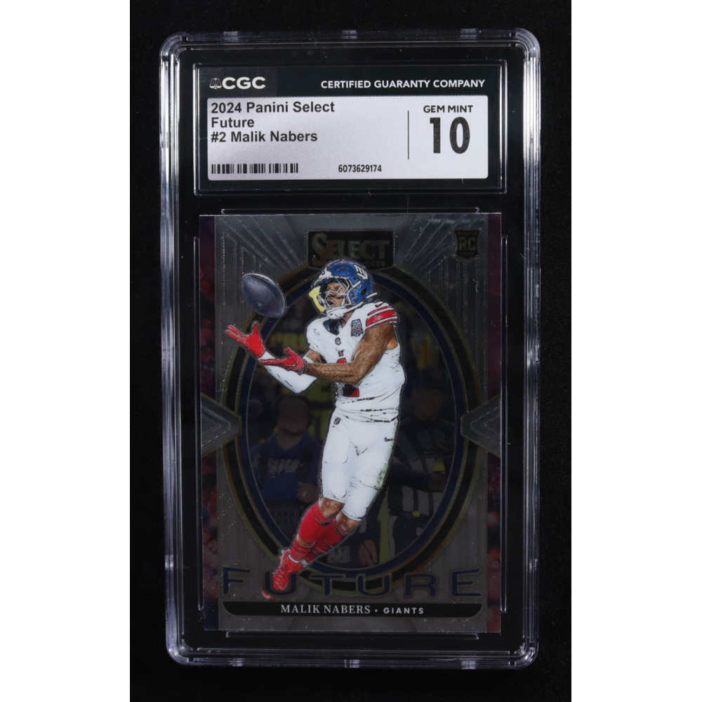 Malik Nabers 2024 Select Select Future #2 RC (CGC 10) at PristineAuction.com Malik Nabers 2024 Select Select Future #2 RC (CGC 10) at PristineAuction.com