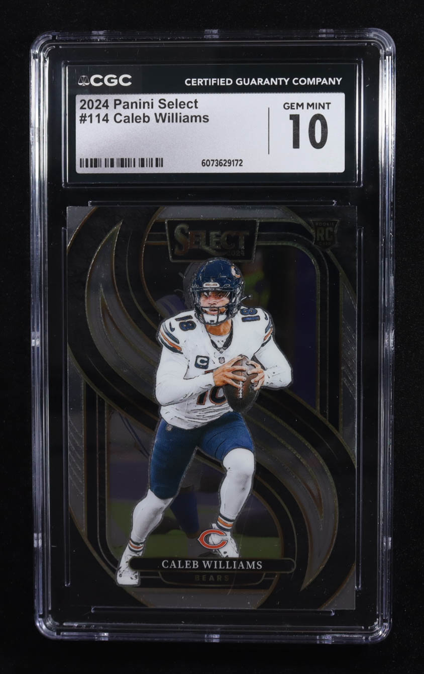 Caleb Williams 2024 Select #114 RC (CGC 10) at PristineAuction.com Caleb Williams 2024 Select #114 RC (CGC 10) at PristineAuction.com