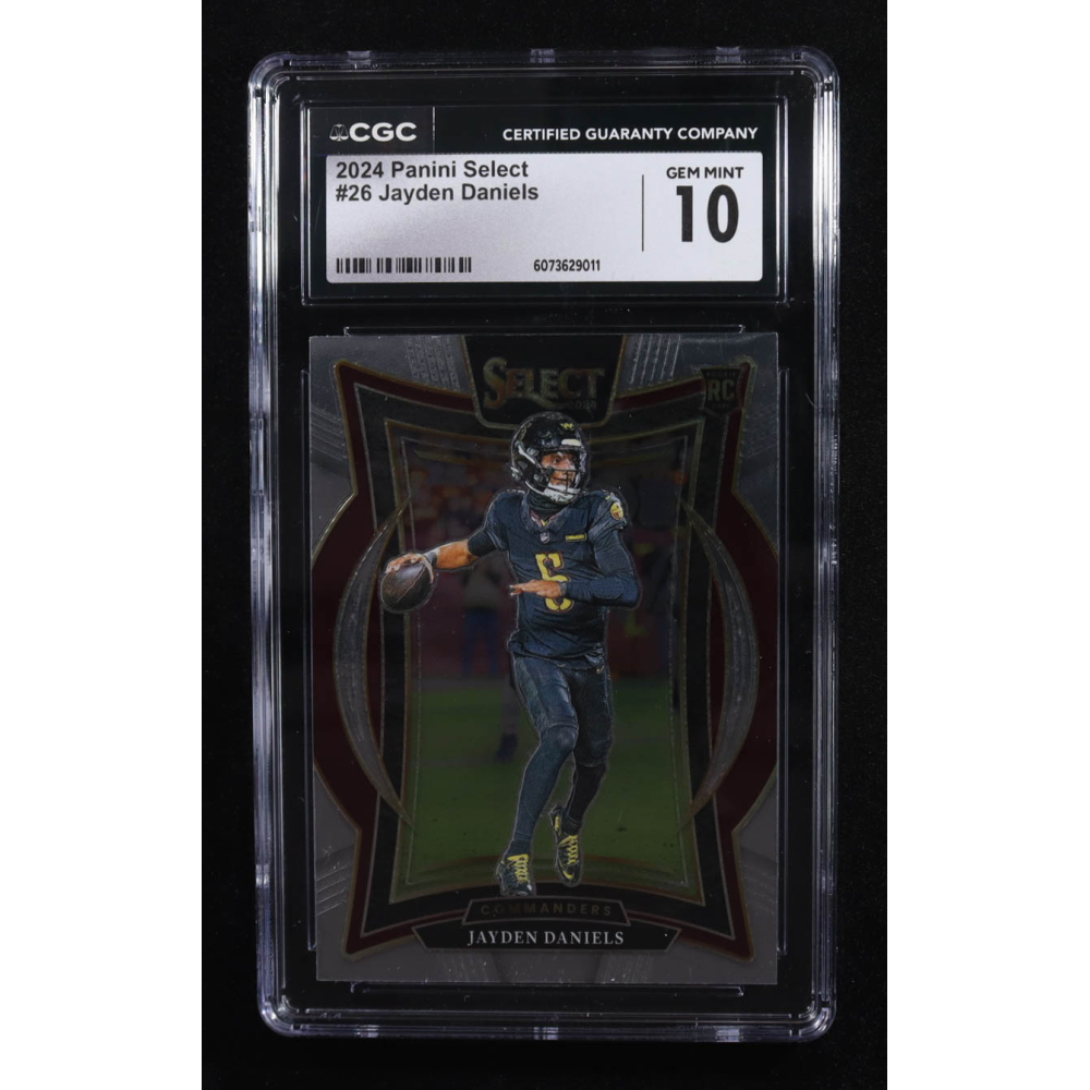 Jayden Daniels 2024 Select #26 RC (CGC 10) at PristineAuction.com