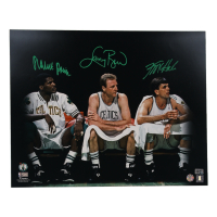 Robert Parish, Larry Bird & Kevin Mchale Signed Celtics 16x20 Photo (New England Picture & Bird) at PristineAuction.com